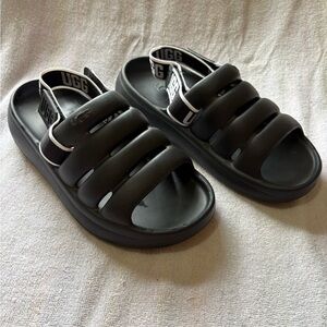 UGG: Women’s Sport Yeah Black Sandals